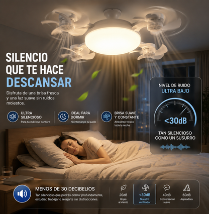 Ventilador de Techo LED 2 en 1